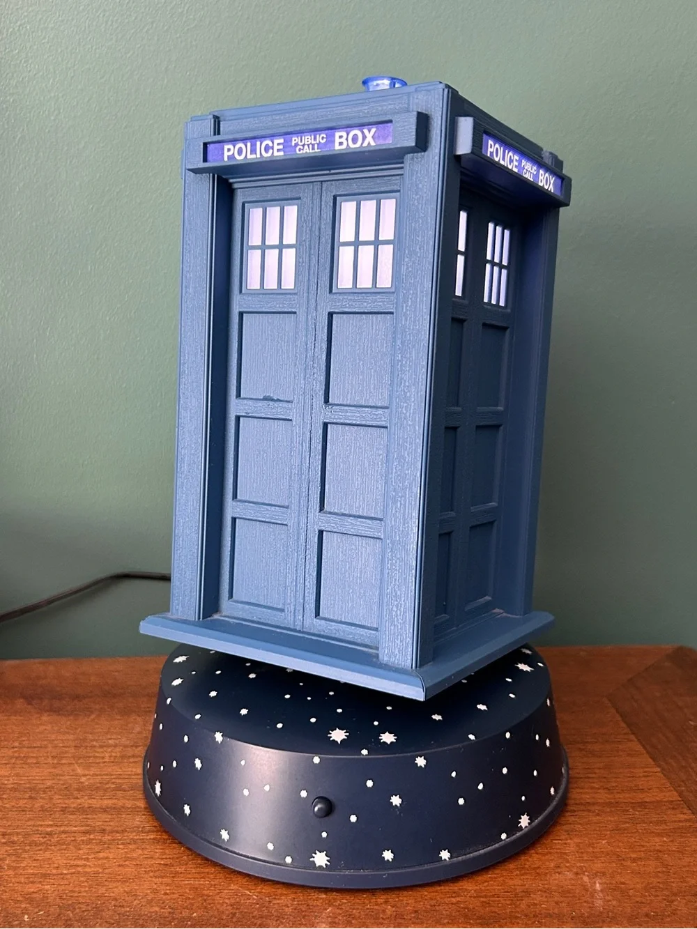 TARDIS Dr Who Hallmark 60th Anniv 2023 Light Sound Motion Table Decoration
